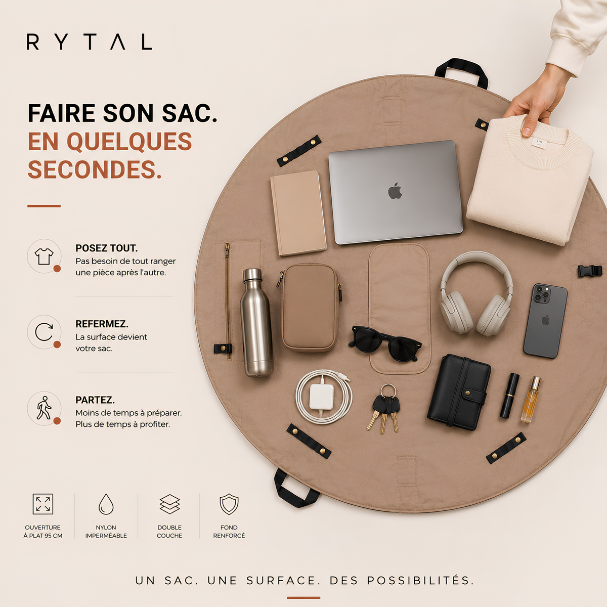 Les points forts du sac The Nomad